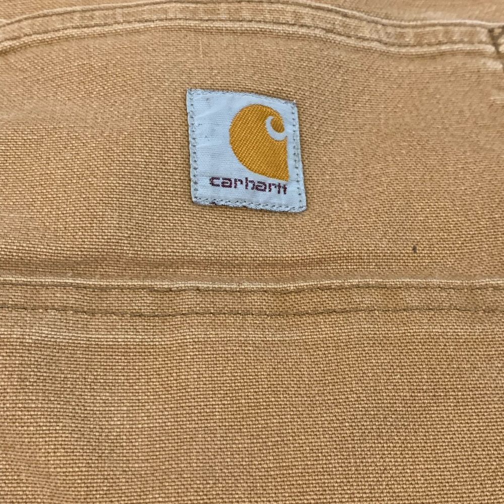 Carhartt Brown Canvas Relaxed Fit Cargo Work Pants